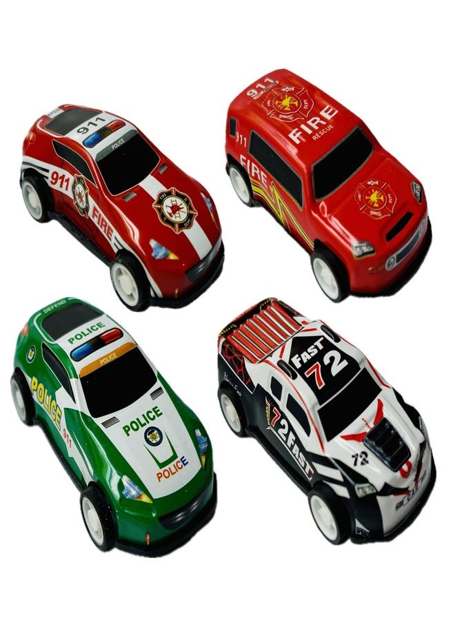 FUN FRY Pull Back Toys for Kids - Jumping Stunt Racing Cars, Mini Model Set for Boys 5-8, Die Cast Metal Toy (Mini Pull Back) - Image 5
